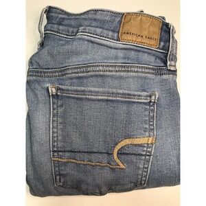 womens american eagle jeggings size 8 light 28 Waist 27 Inseam